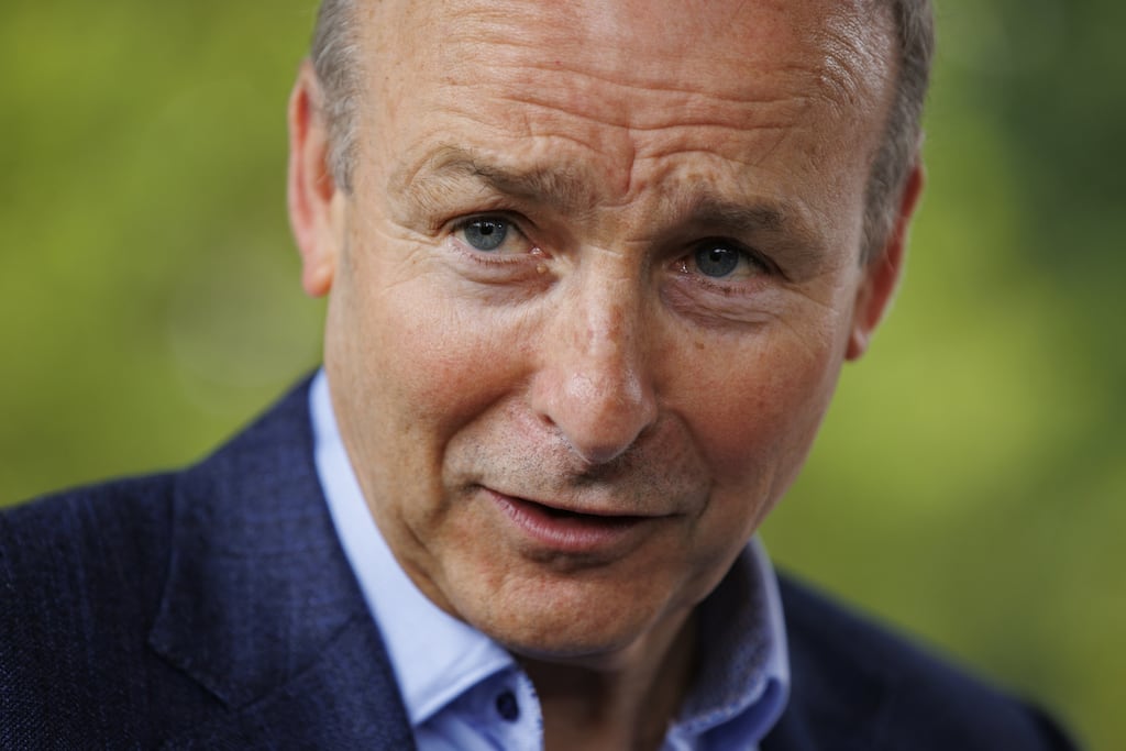 Taoiseach Micheál Martin: 'I spotted an errant Minister yesterday as I looked out a window, who had assured me that he had given up cigarettes and cigarette smoking.' Photograph: Liam McBurney/PA Wire