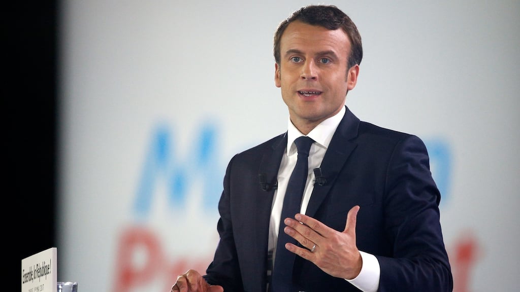 French president Emmanuel Macron. Photograph: GEOFFROY VAN DER HASSELT/AFP/Getty Images