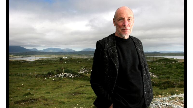 Author Tim Robinson  near Roundstone, Connemara, Co Galway.  Photograph: Brian Farrell