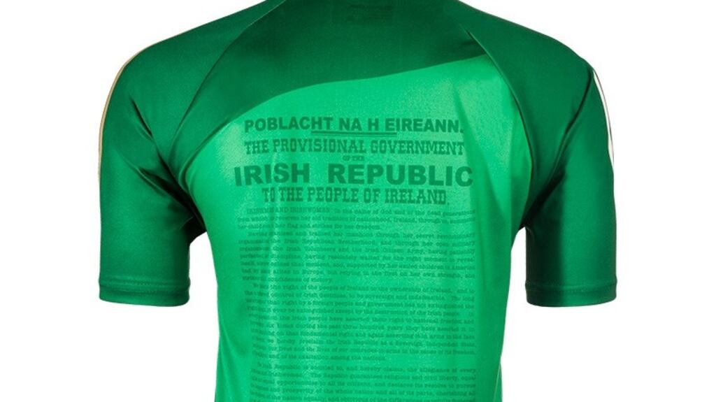 The back of the shirt features a copy of the Proclamation.