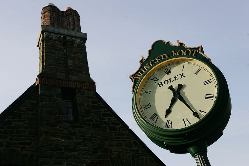 The Winged Foot clubhouse during the Wednesday practice round for the 2006 US Open Championship at Winged Foot Golf Club. Photograph: Scott Halleran/Getty Images