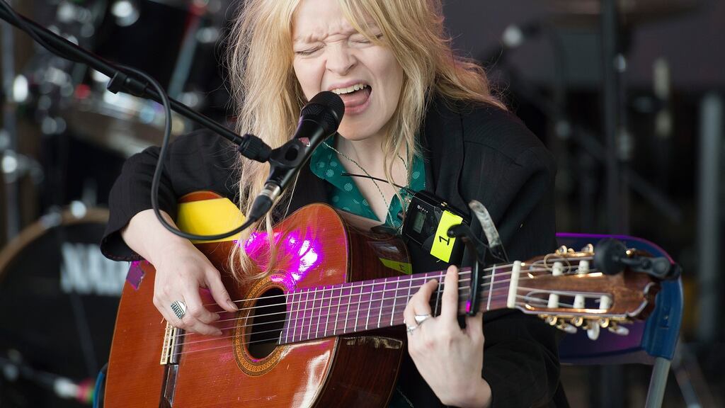 Jessica Pratt playing the Body & Soul main stage at Electric Picnic 2019. Photograph: Dave Meehan