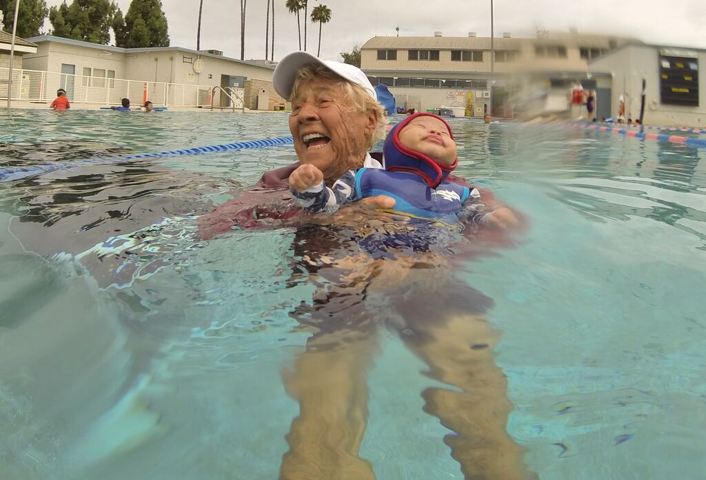 Swimmer Greta Andersen, “Greta the Great”, died at the age of 95 in California last month. Photograph: Getty Images