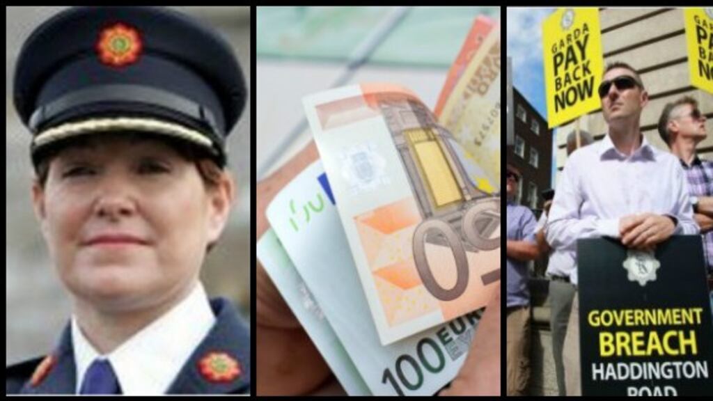 Garda Commissioner Nóirín O’Sullivan has urged officers to consider the long-term consequences of their intended strike action. Photographs: The Irish Times/Getty Images