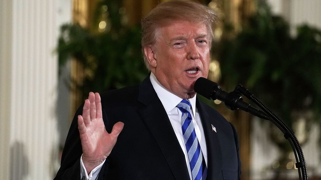 Donald Trump: Consequences is a great game. The best game. The greatest game. There’s never been anyone who plays that game as well as me. Photograph: Alex Wong/Getty Images