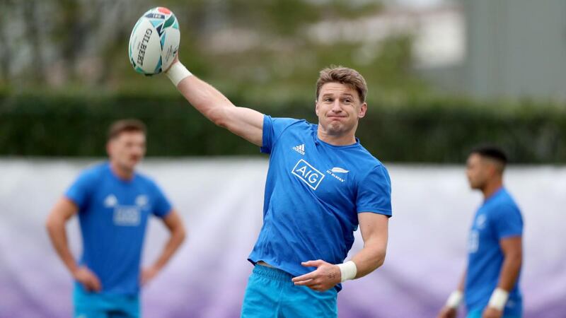 Beauden Barrett’s switch to fullback has offered the All Blacks another point of attack. Photograph: Hannah Peters/Getty