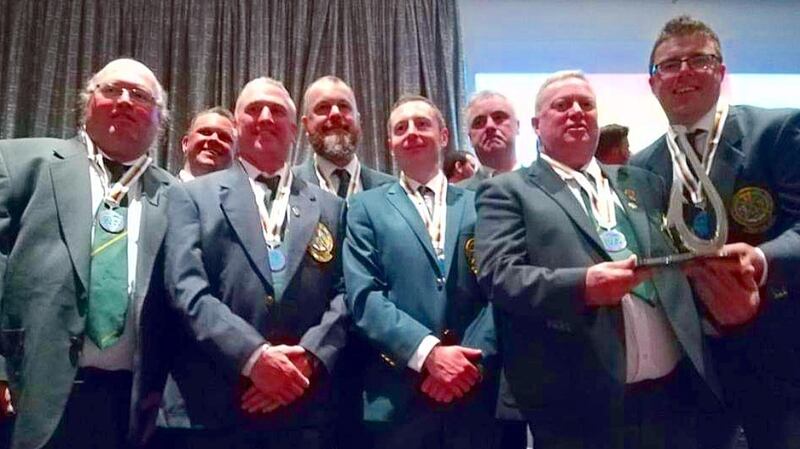 Ireland’s senior shore angling team, who competed at the world championships in Langebaan, South Africa
