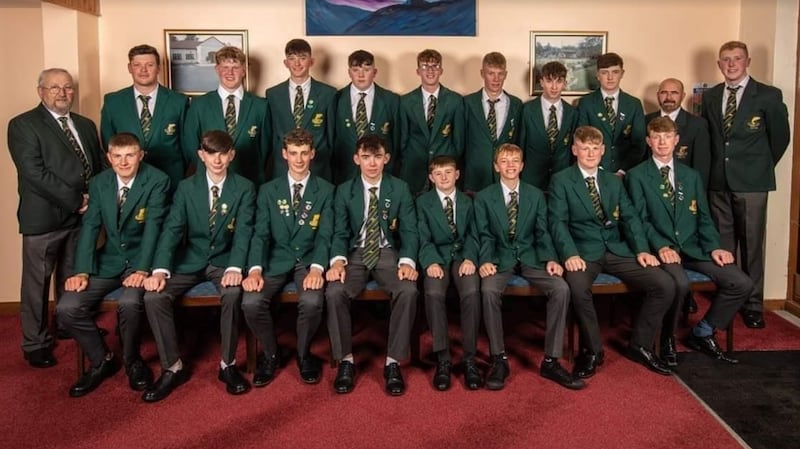Ireland’s victorious youths fly fishing team at Lake Menteith, Scotland.
