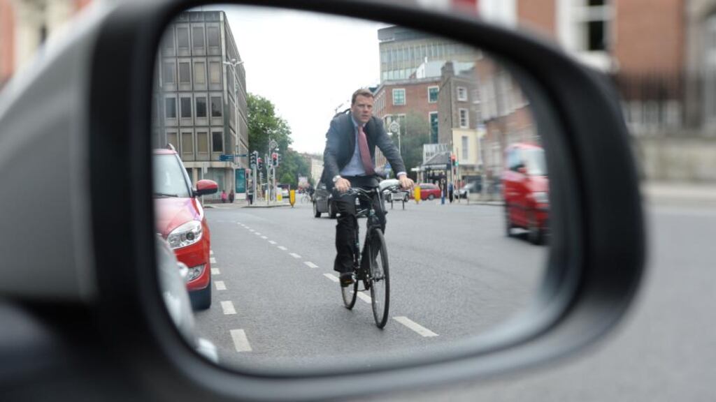 Cyclists also need to take responsibility for their safety on Irish roads, said Verona Murphy, president of the Irish Road Haulage Association. Photograph: Alan Betson