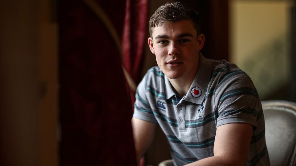 Garry Ringrose: ‘It was an opportunity to go in and train with the best players in Ireland. It wasn’t an opportunity that came around to every 19-year-old.’ Photograph: Dan Sheridan/Inpho