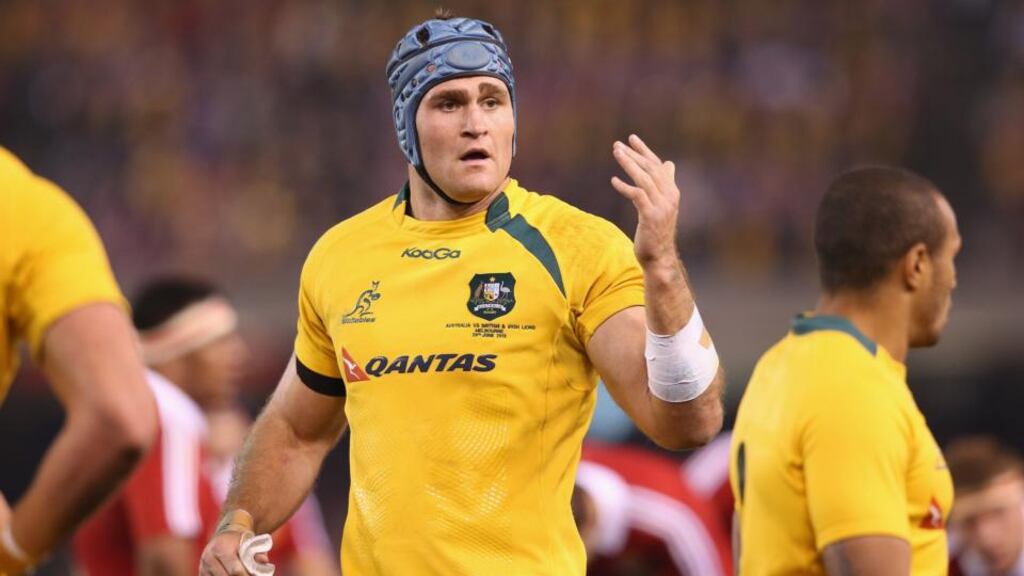 Australia’s captain James Horwill is still waiting on the results of his appeal hearing. Photograph: David Rogers/Getty Images