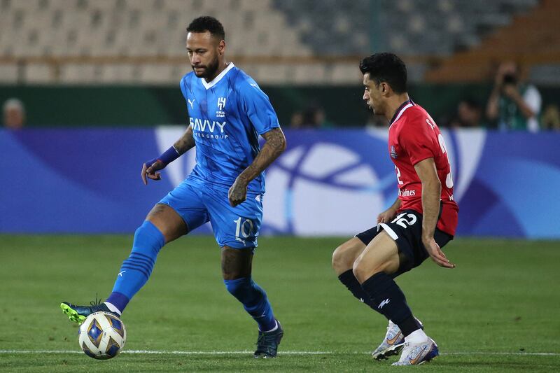 Hilal's Neymar played in just five games before being injured, so based on his contract that works out at €35m for each appearance. Photograph: Atta Kenare/AFP via Getty Images