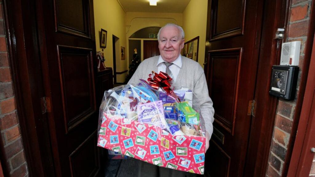 Derry Vice President of St Vincent de Paul, Cormac Wilson, at the Society’s premises at Bridge Street in Derry: “Our only criterion is need. Poverty does not discriminate and we don’t discriminate.” Photograph: Trevor McBride.
