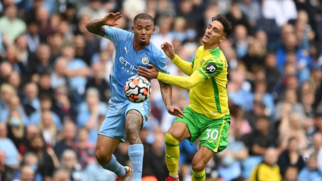 Gabriel Jesus is among the players who won’t be relased for international duty next month. Photograph: Shaun Botterill/Getty