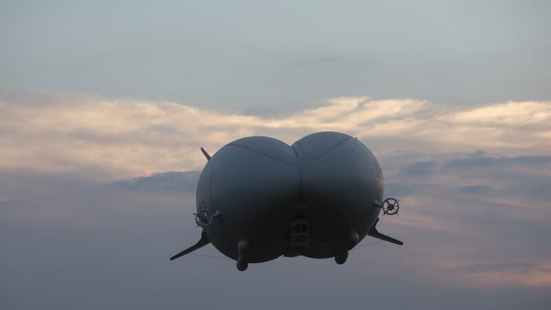 ‘Flying bum’ aircraft makes successful maiden voyage