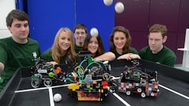 Rugby robots battle it out in Belfield