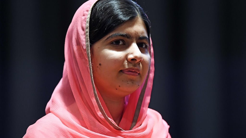 Earlier this year Yousafzai revealed she had received an offer from Oxford, which was conditional on grades. File photograph: Samad Jewel/Getty Images