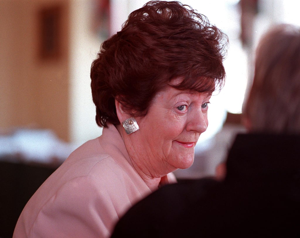Former Fianna Fáil minister and deputy leader Mary O’Rourke has died. Photograph: Cyril Byrne