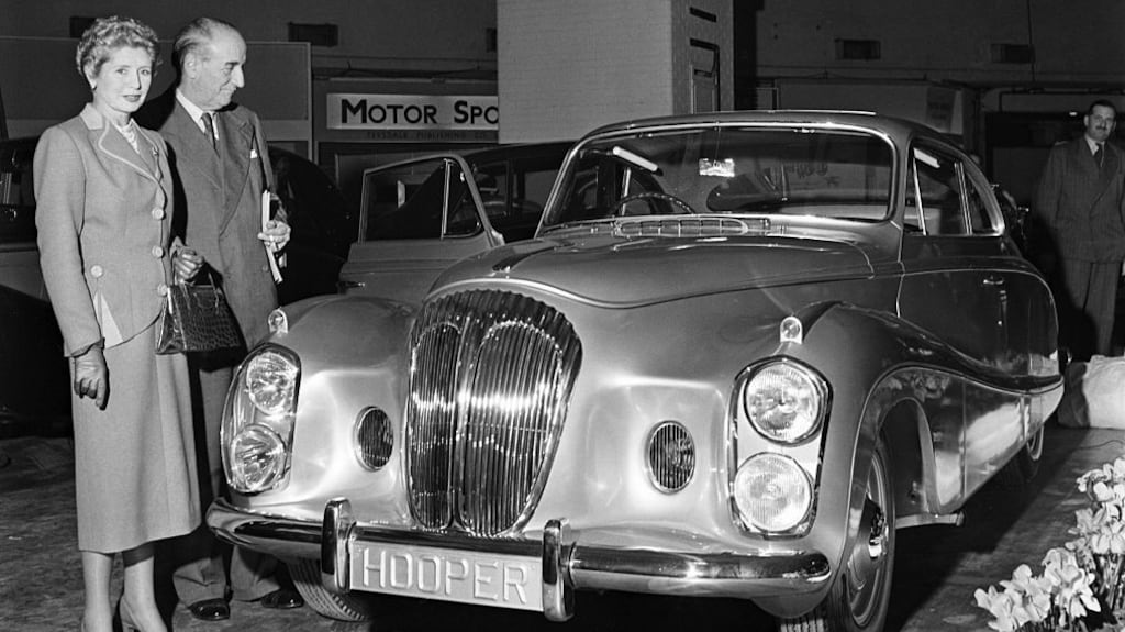 Sir Bernard and Lady Docker. Known by the gossip columns as “Naughty Norah”, she married three millionaires and spent their money with relish. Photograph: Getty Images