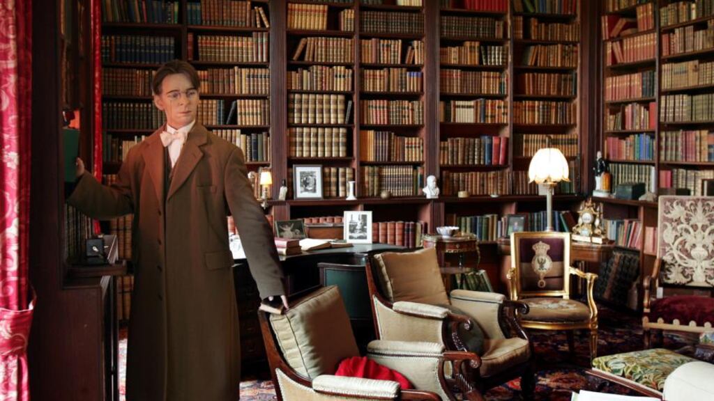 A wax figure of WB Yeats in the library at Westport House: a civil servant working in the Netherlands adapted the poem ‘Politics’ to describe a lawyer. Photograph: Matt Kavanagh