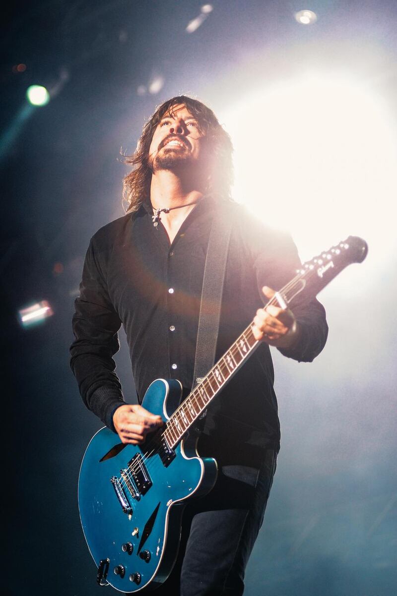 Foo Fighters live in Dublin. Photograph: Ruth Medjber