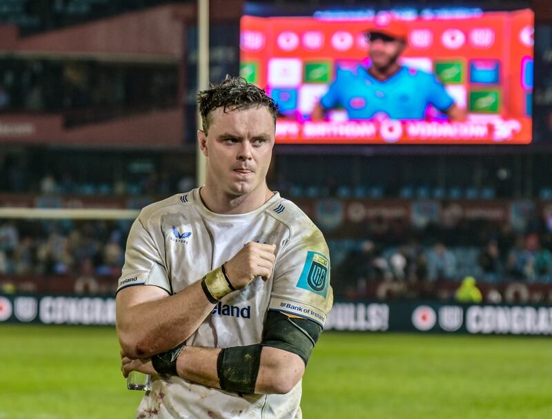 Leinster's James Ryan looks crestfallen after defeat by Bulls. Photograph: Christiaan Kotze/Steve Haag Sports/Inpho