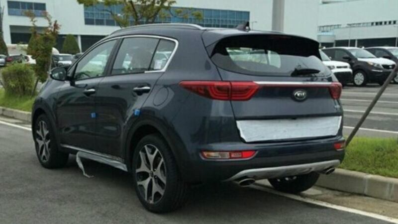 Hot or not?: the photographs of the new Kia Sportage show a car that looks a good deal less sleek and sexy than the one in the official drawings