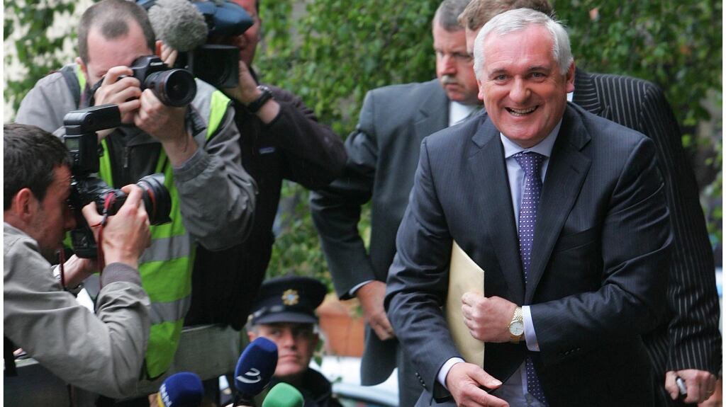 Micheal Martin sought to expel Bertie Ahern in 2012 over the findings of the Mahon tribunal, although the former taoiseach resigned first.  Photograph: Bryan O’Brien