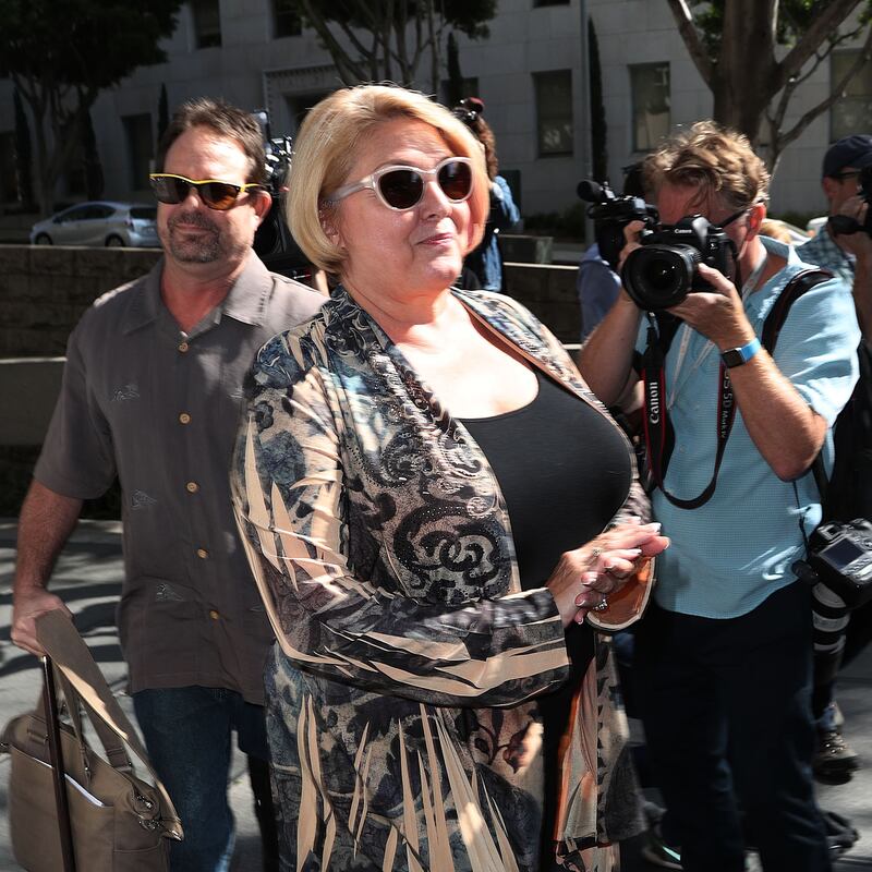 Victim: Samantha Geimer was 13 when Roman Polanski forced her to have sex with him. Photograph: Frederick M Brown/Getty