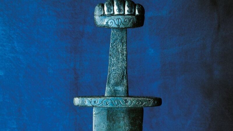 Viking sword, 9th century AD, Ballinderry, Co Westmeath. Photograph: National Museum of Ireland