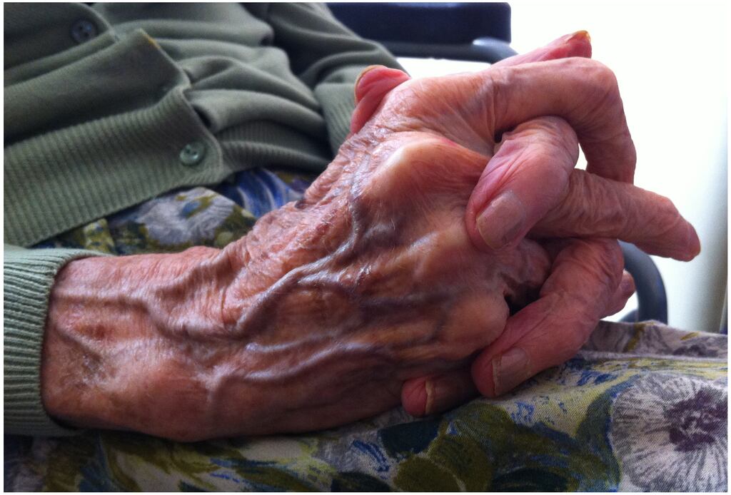 Age-old problem: the story begins with the UK’s struggle to recruit enough care workers to look after its ageing population, exacerbated by Brexit and the pandemic. Photograph: Bryan O'Brien