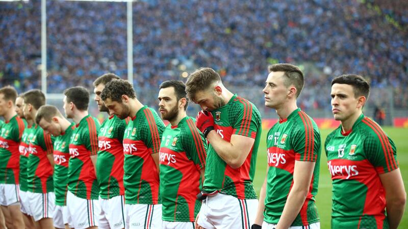 They have been beaten in Croke Park but when’s the last time Mayo let themselves down? They don’t do that in recent history. They see Croke Park and they perform. Photograph: Cathal Noonan/Inpho