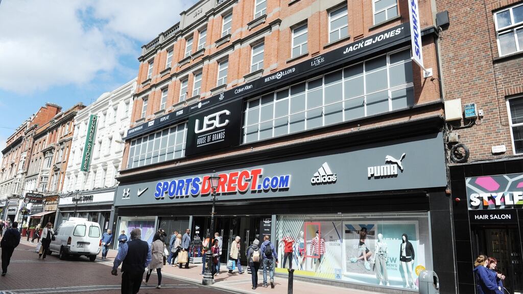 Sports Direct now occupies the former Boyers building on Talbot Street, Dublin. Photograph: Aidan Crawley