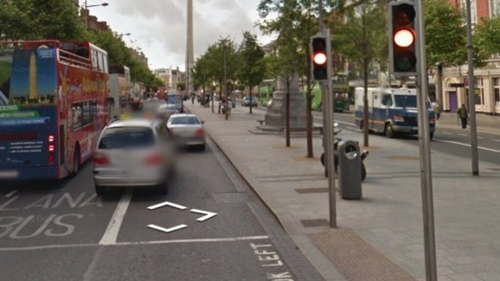 The gang of youths pursued the victim and his friends on to O’Connell Street. Photograph: Google Street View