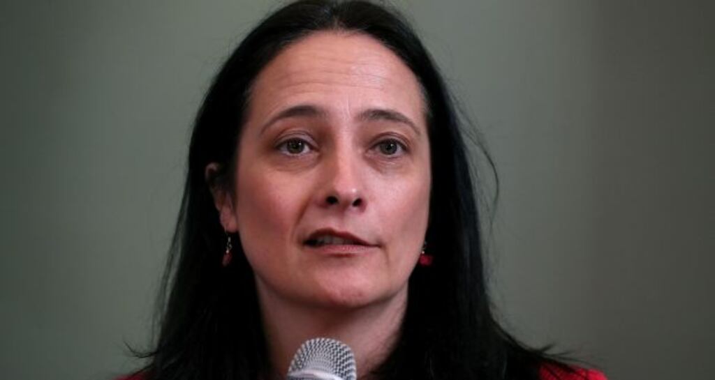 Green Party deputy leader Catherine Martin has said it is important that Fianna Fáil and Fine Gael know that the party is willing to walk away from government. Photograph: : Brian Lawless/PA