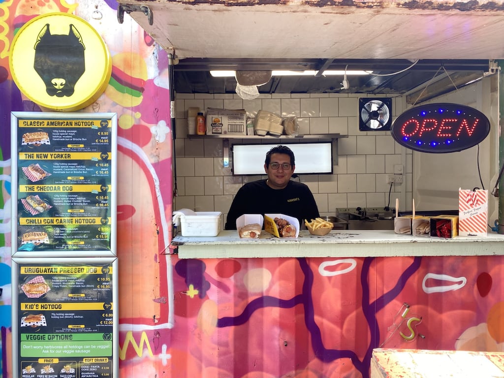 Gaucho's Brazilian hot dog food truck at the Eatyard in Dublin 7