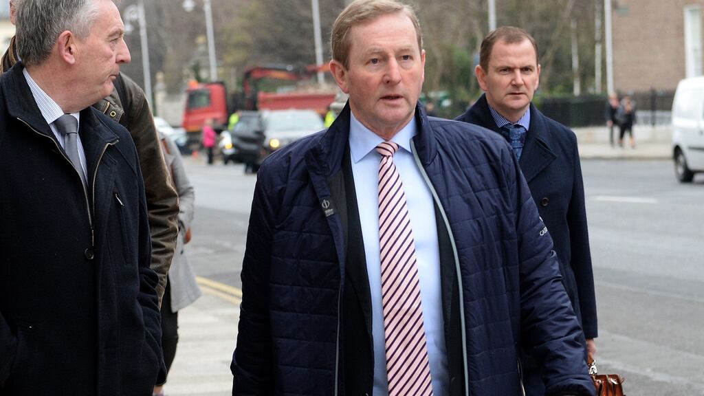 Acting Taoiseach Enda Kenny is currently hosting round table discussions with Independents and smaller parties with a view to forming such a government. Photograph: Eric Luke / The Irish Times