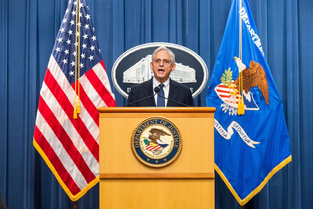 US attorney general Merrick Garland. Photograph: Jim Lo Scalzo/EPA