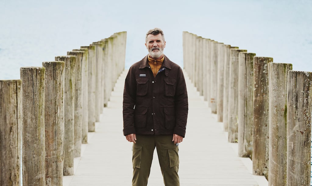 Roy Keane modelling for Adidas' Spezial Autumn/Winter 2023 collection. Photograph: Kevin Cummins/Adidas