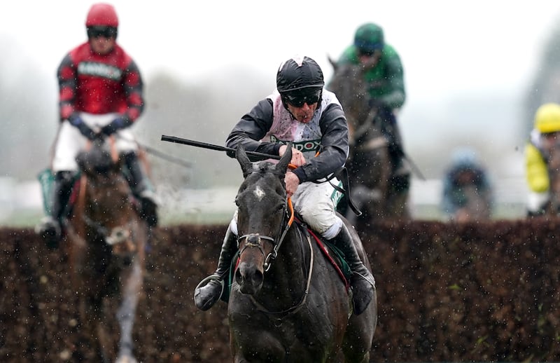 Gerri Colombe under Davy Russell wins Mildmay Novices' Chase at Aintree last year. Gordon Elliott will be hoping his charge can emulate Don Cossack’s 2016 Gold Cup triumph. Photograph: David Davies/Jockey Club