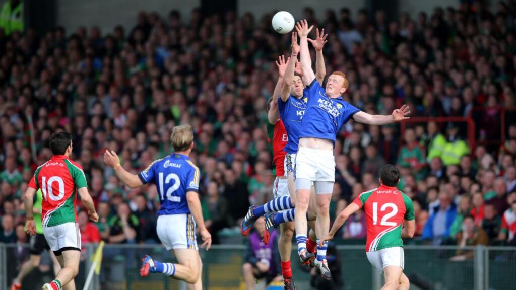 High fielding has been one of the highlights of Johnny Buckley and his Kerry team-mates. Photograph: Cathal Noonan/Inpho