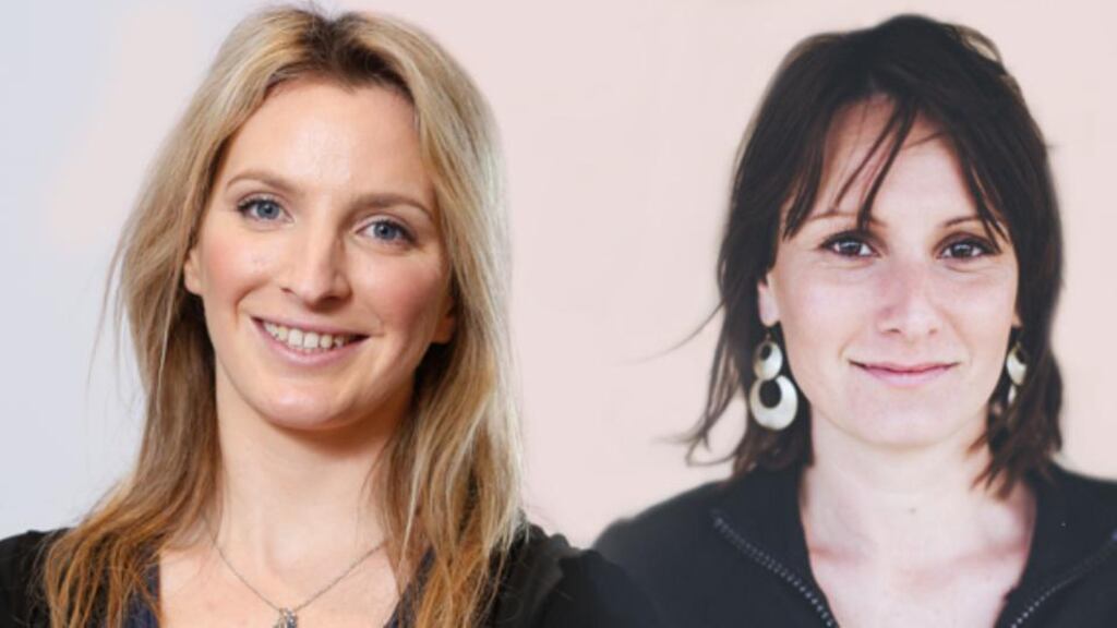 Easkey Britton (left) and  Marion Poizeau