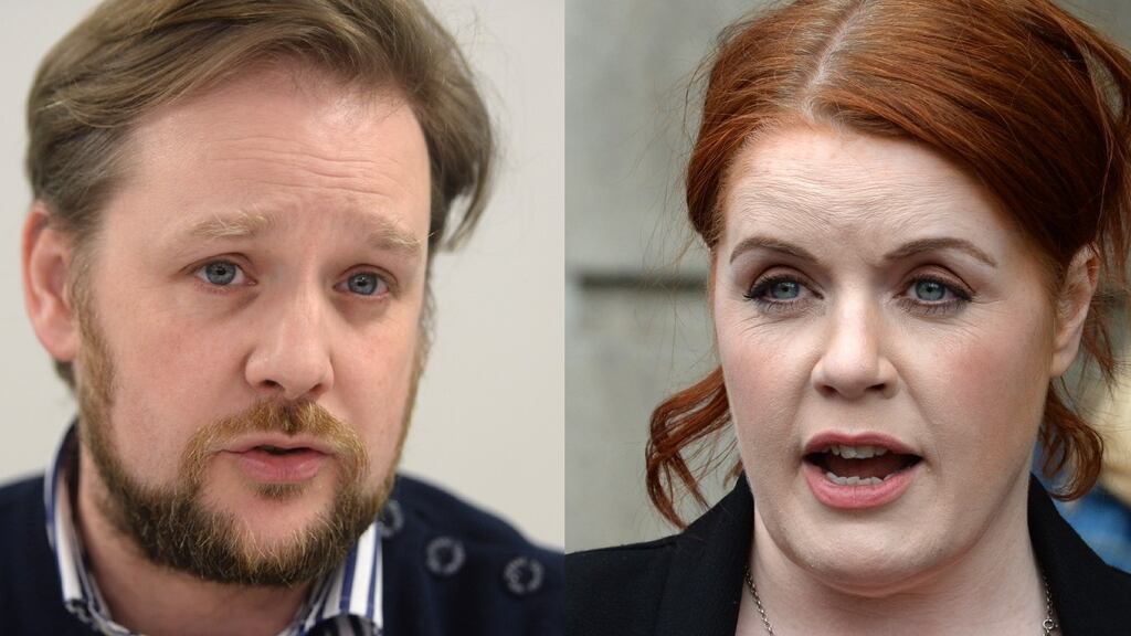 Patrick Costello and Neasa Hourigan have been allowed to rejoin the Green Party's parliamentary party seven months after voting against the Government. Photograph: Dara Mac Donaill