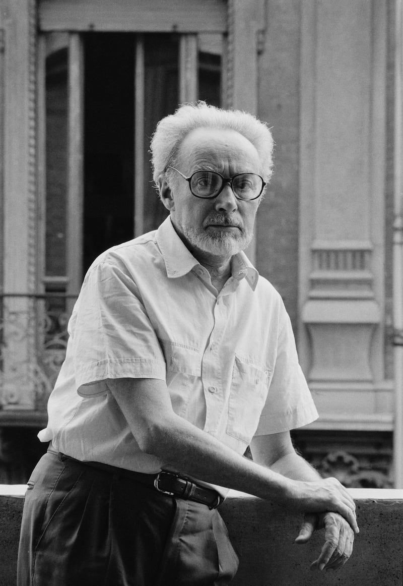 Primo Levi pictured in Rome in January 1986. Photograph: Getty Images