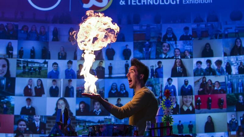 Mark Langtry one of the many special acts appearing online at this years BT Young Scientist & Technology Exhibition. Photograph: Chris Bellew/Fennells