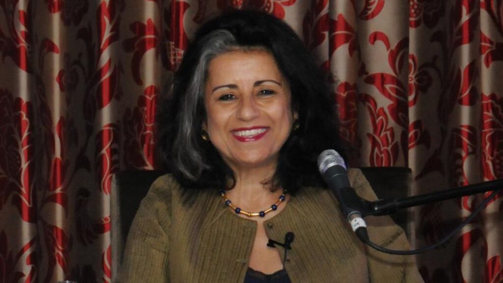 Egyptian author and activist Ahdaf Soueif: spoke with the insight as well as the experience of a seasoned liberal campaigner. Photograph: Tony McElhinney