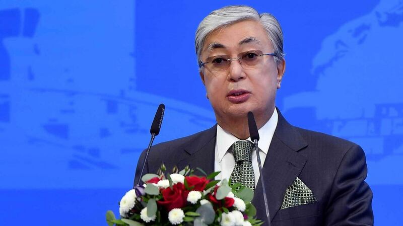 Speaker of the Kazakh senate, the upper house of parliament, Kassym-Jomart Tokayev will serve as acting Kazakh president. Photograph: Stringer/EPA