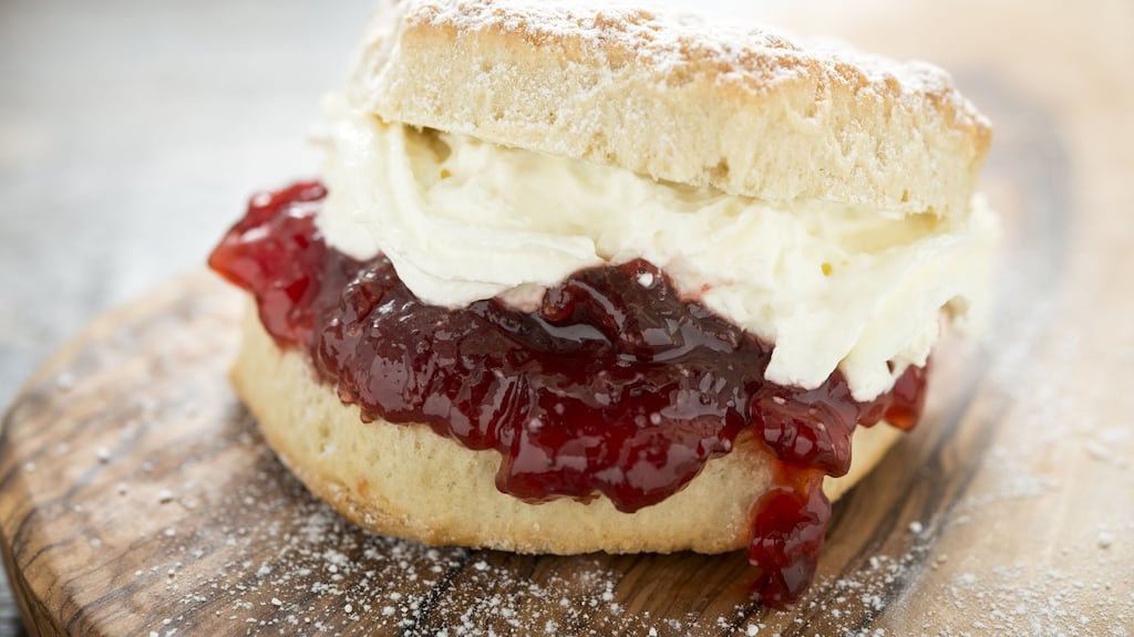 It was a queen of scones. With clotted cream all day long. Photograph: iStock
