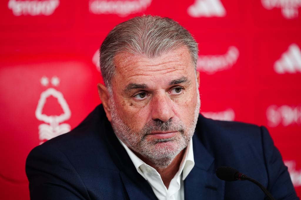 Newly appointed Nottingham Forest head coach Ange Postecoglou. Photograph: Mike Egerton/PA