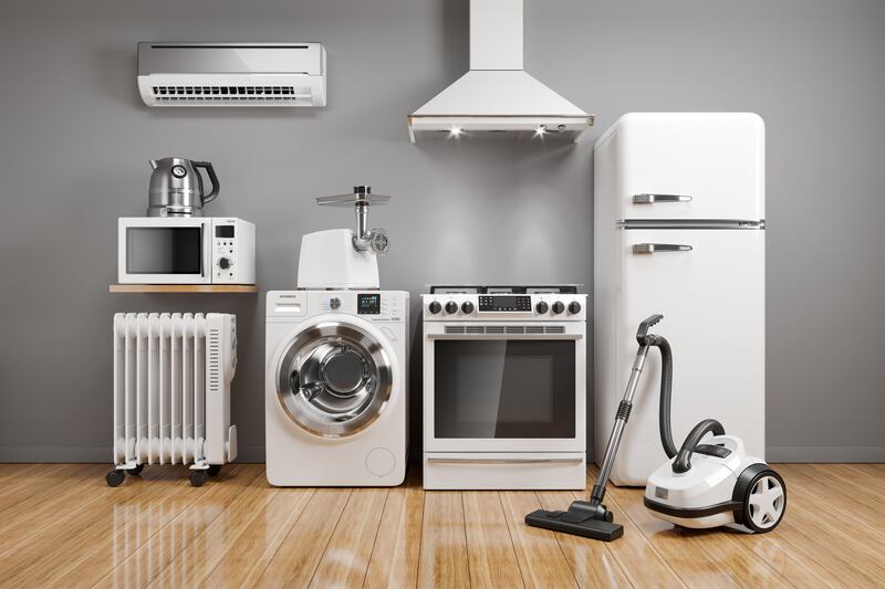 Some appliances such as refrigerators, dishwashers and washing machines may start to show signs of wear or require repairs after five to 10 years of use. Photograph: iStock/Getty Images